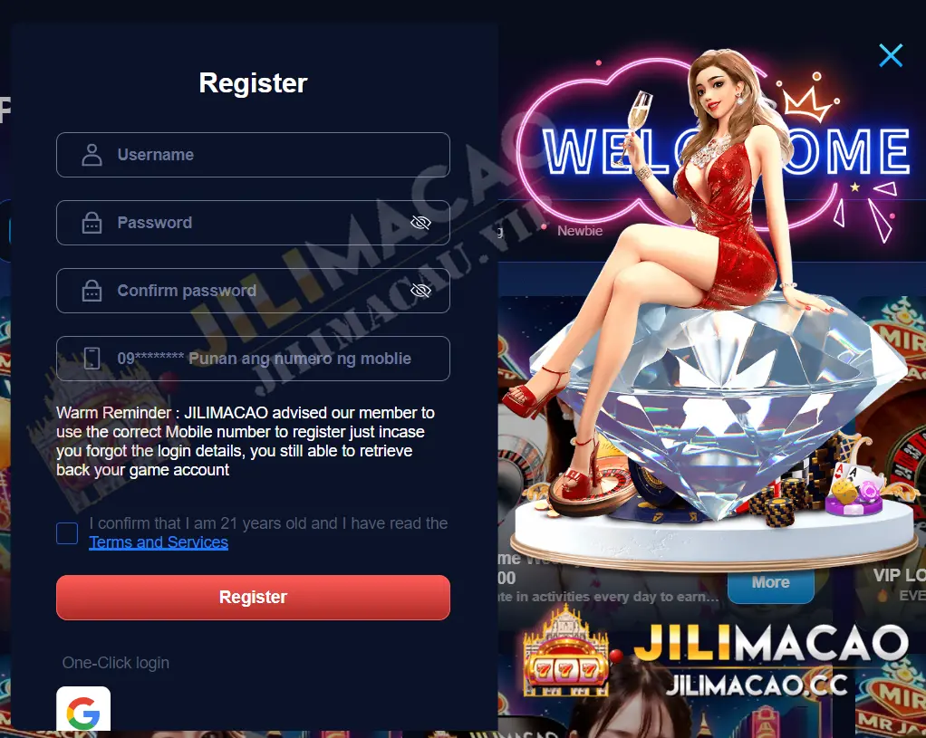 JILIMACAO REGISTER